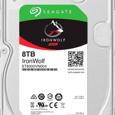 ST8000VN004 Front Seagate Ironwolf 8TB - ST8000VN004