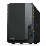 Vooraanzicht van een Synology DS220+