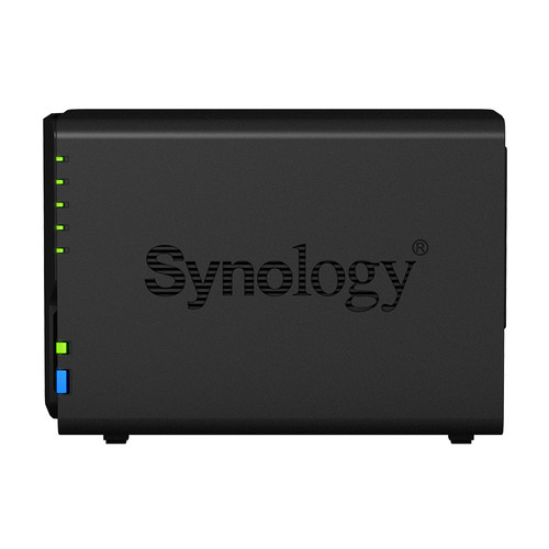 zijaanzicht van een Synology DS220+