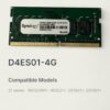 Synology D4ESO1-4G Compatability Synology 4gb DDR4 ECC - D4ES01-4G (RS1221+ - DS1621+)