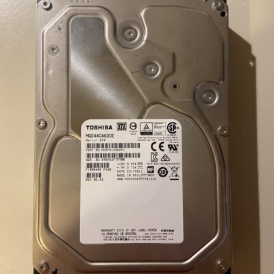 Toshiba MG04ACA600 Front Toshiba MG04ACA600 Front