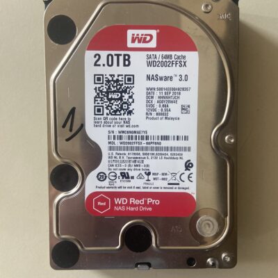 WD Red Pro WD2002FFSX WD Red Pro 2tb WD2002FFSX Front