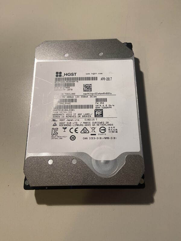 WD Ultrastar harde schijf 10tb