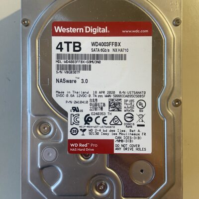 Een nas harde schijf van Western Digital Red Pro