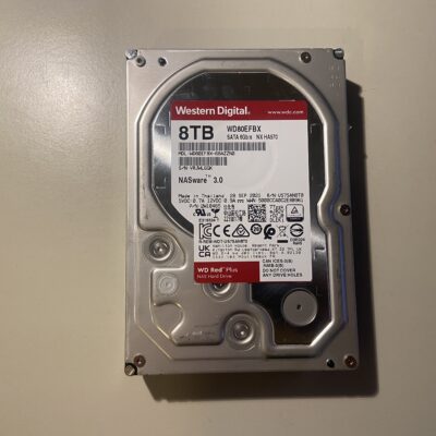 WD80EFBX Western Digital harde schijf 8tb