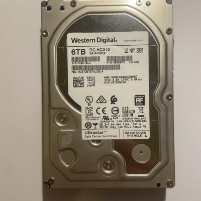 Western Digital Ultrastar WDHC310 6tb Front