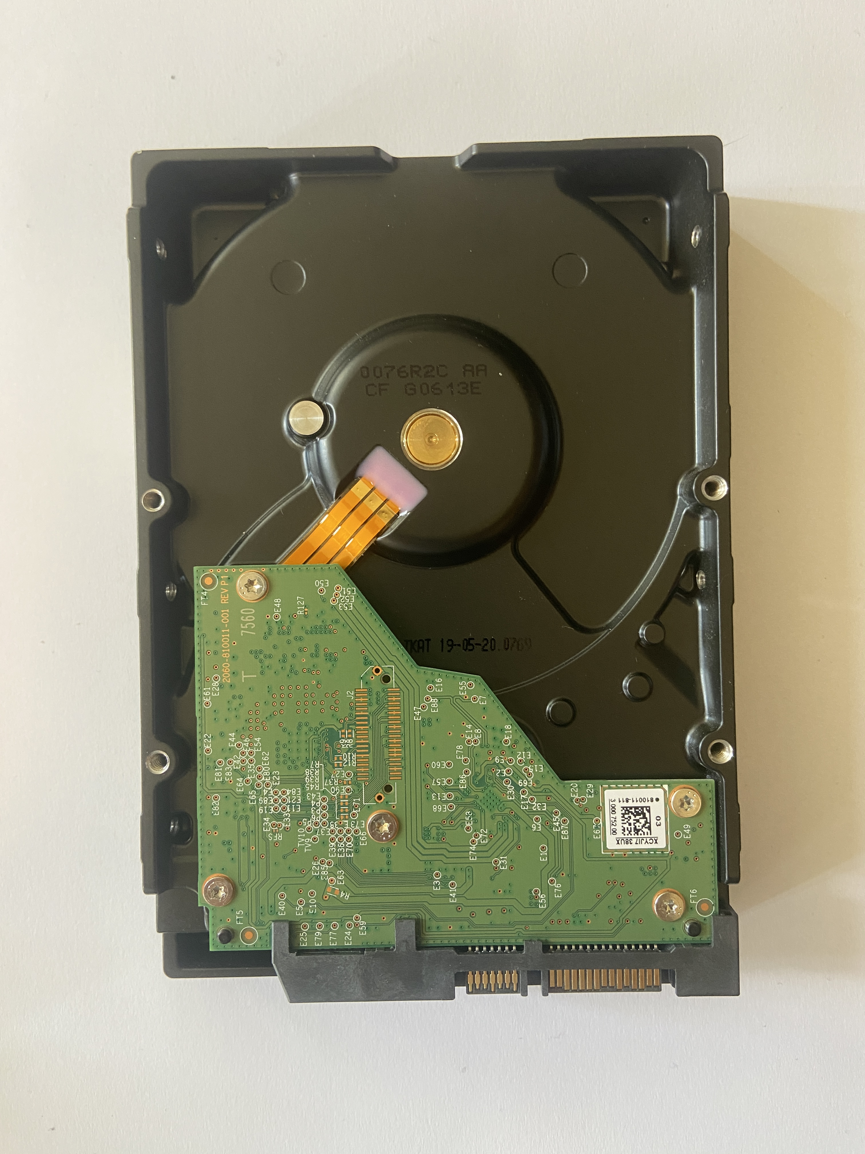 WD Red WD60EFAX Back WD Red WD60EFAX Back