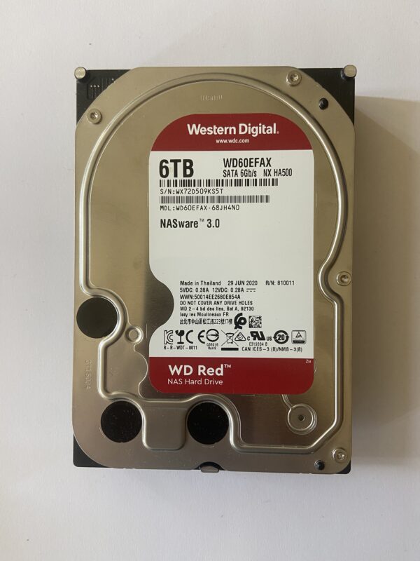 WD Red WD60EFAX Front WD Red WD60EFAX Front