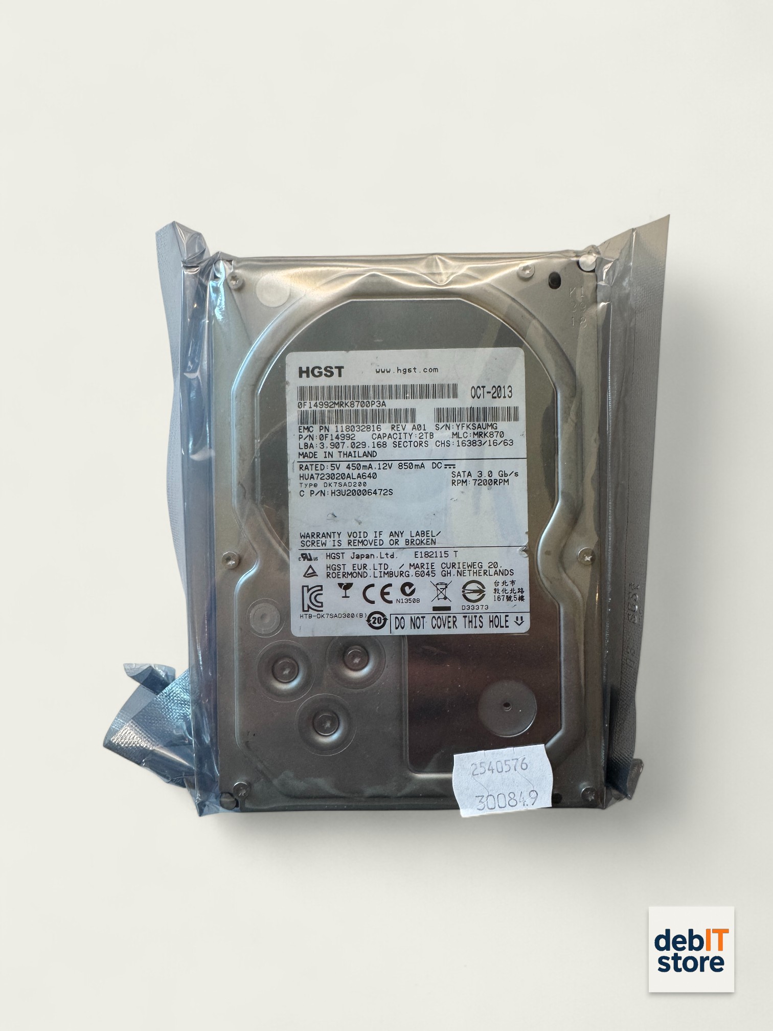 WD Ultrastar 2tb NAS - Server HDD