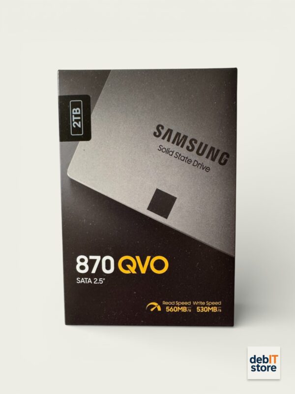 Samsung 870 QVO 2tb SSD Front Samsung 870 QVO 2tb SSD Front