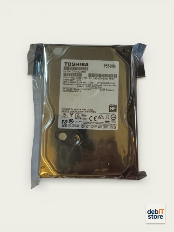 Toshiba 1tb HDD - DT01ACA100