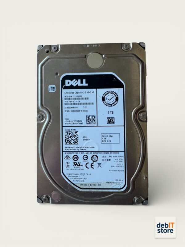 Seagate Exos (Dell Label) 4tb Front