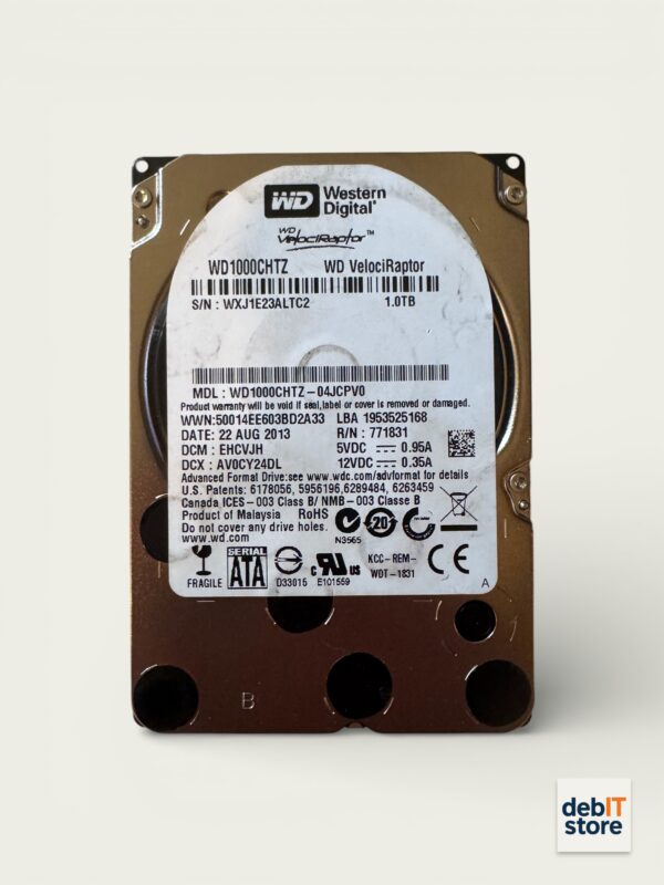 WD1000CHTZ Front WD Velociraptor 1tb HDD - WD1000CHTZ (2,5 inch)