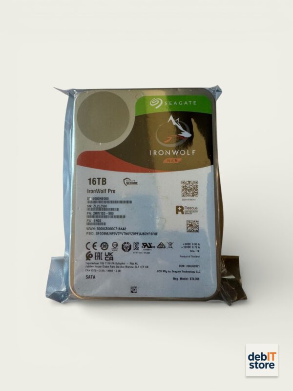 Seagate Ironwolf Pro 16tb Front