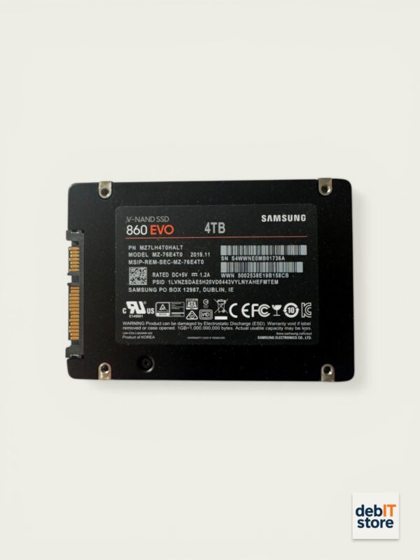 Samsung 860 EVO 4tb Front 1