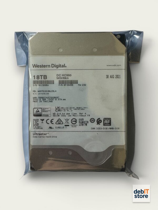WD DC-HC550 18tb Front Web