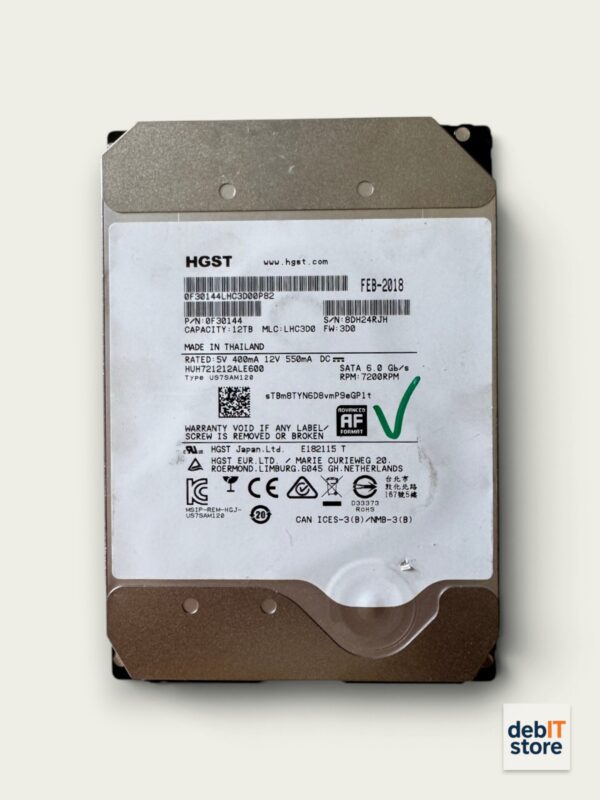 HGST Ultrastar 12tb Front Web HGST Ultrastar 12tb Front Web